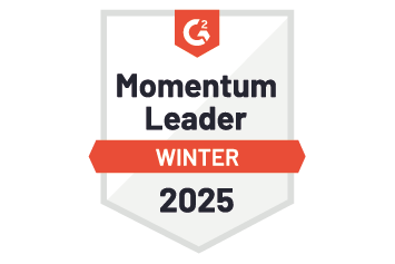 Badge g2 Momentum Leader Winter 2025