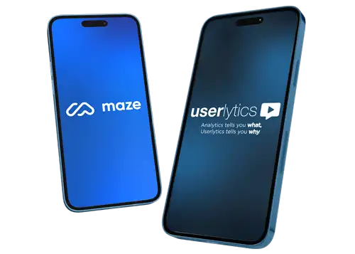 maze vs userlytics 
user experience platform 