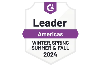 Badge g2 Leader Americas Winter, spring, summer & fall 2024